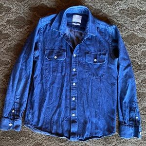 Saturday’s Blue Cotton Button down